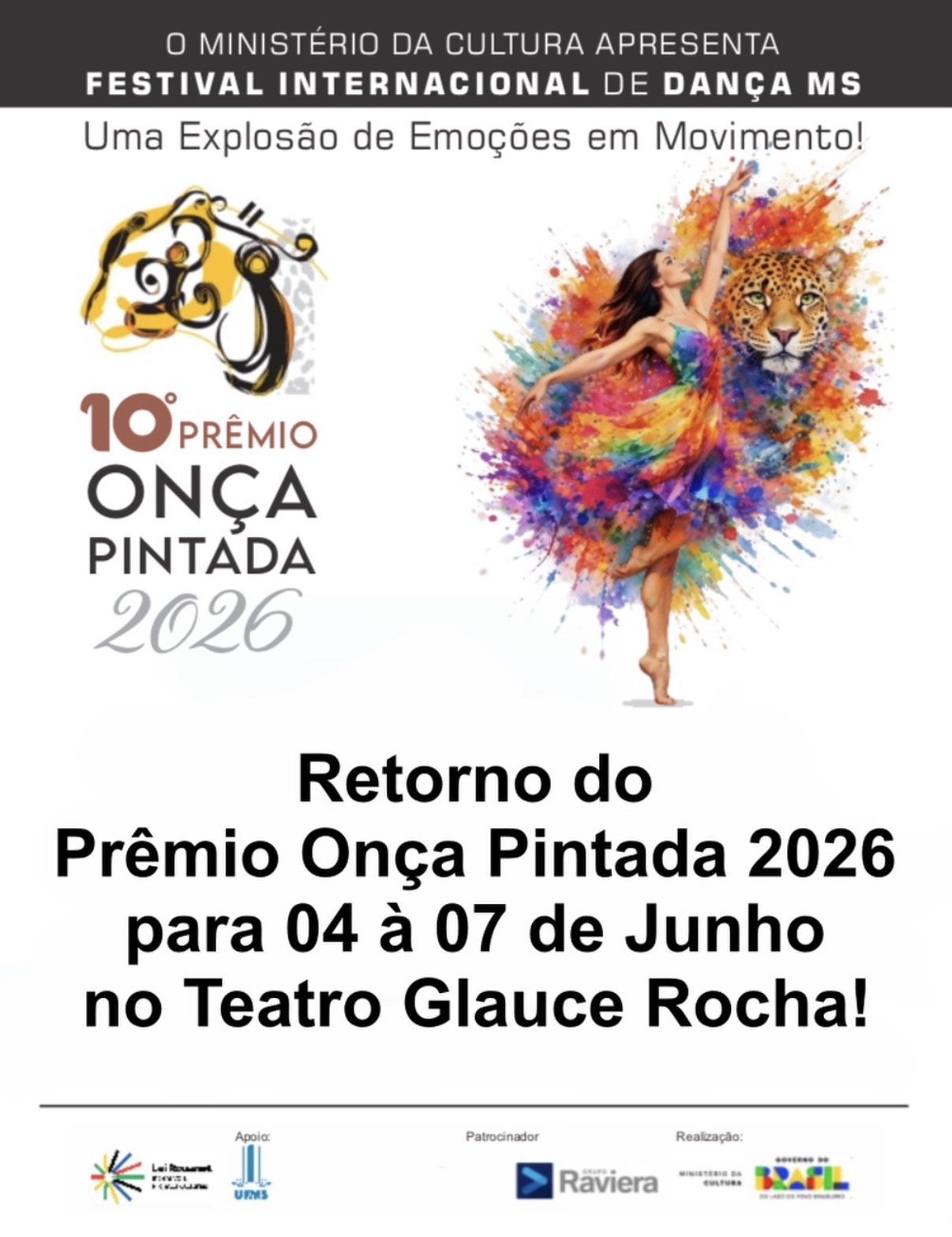 10ª Edição Premio Onça Pintada de Dança MS