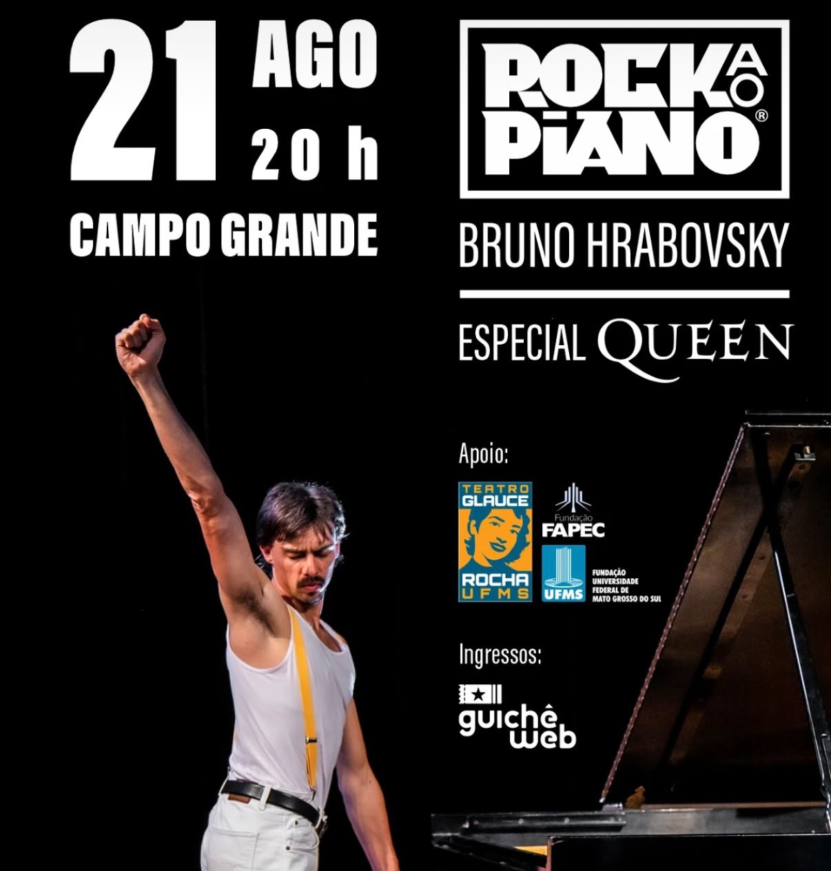 ROCK AO PIANO – ESPECIAL QUEEN
