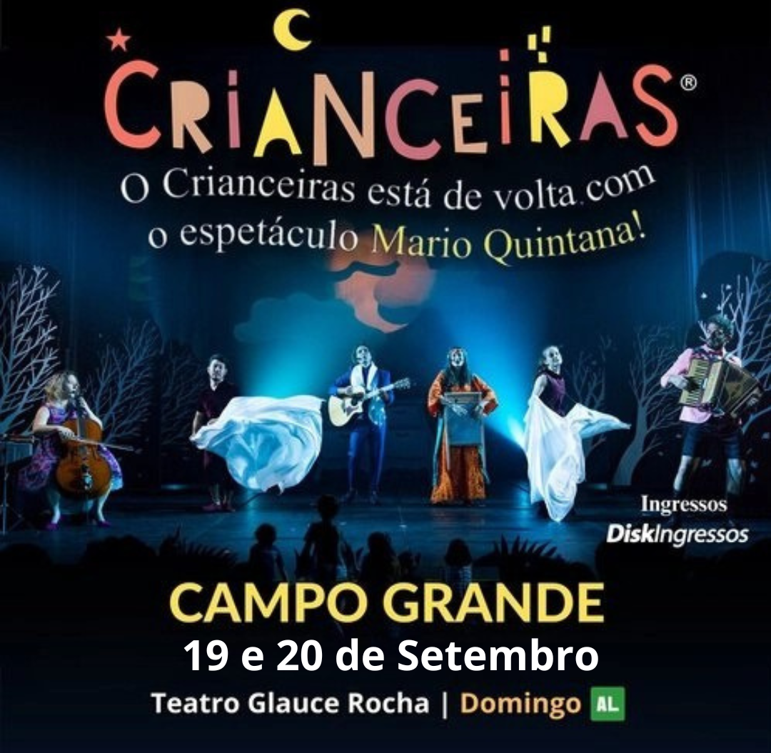 Show Musical – ESPETÁCULO CRIANCEIRAS MÁRIO QUINTANA